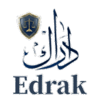 ALT (English): "Edrak Law Firm and Legal Consultants Logo - Top Lawyer in Dubai UAE